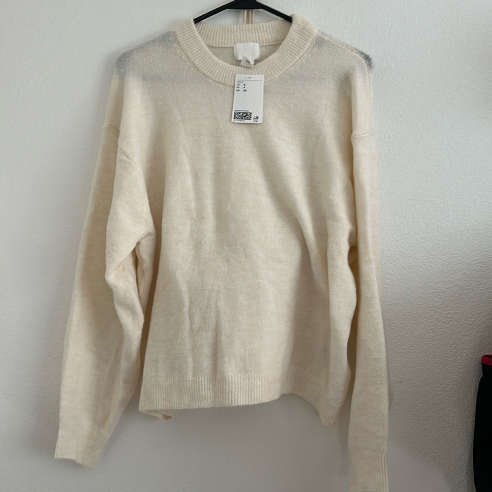 Brand new cream sweater